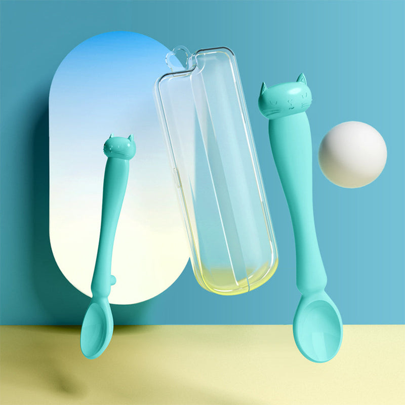 Soft Silicone Feeding Spoon