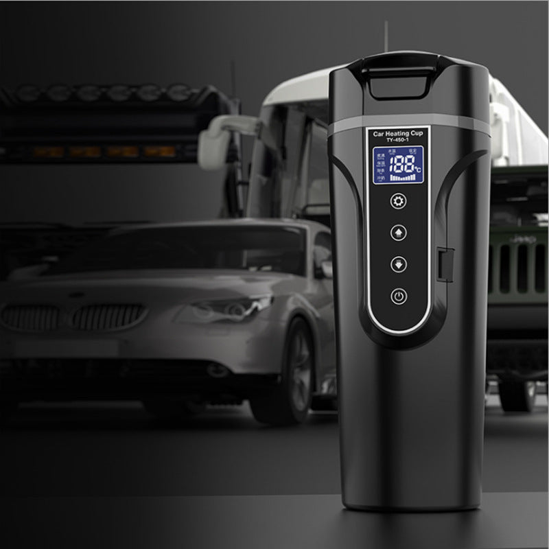 Digital Display Car Thermos Bottle