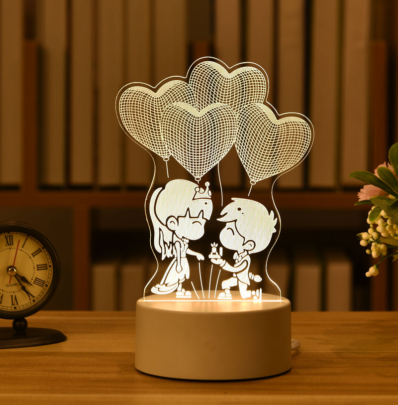 Creative 3D Acrylic Night Lamp