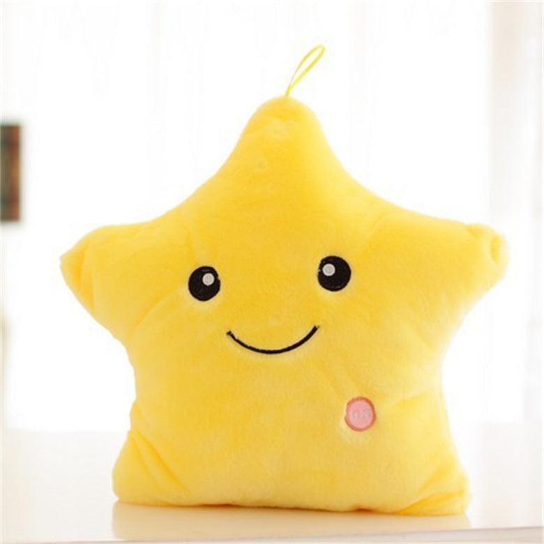 Colorful Luminous Star Pillow