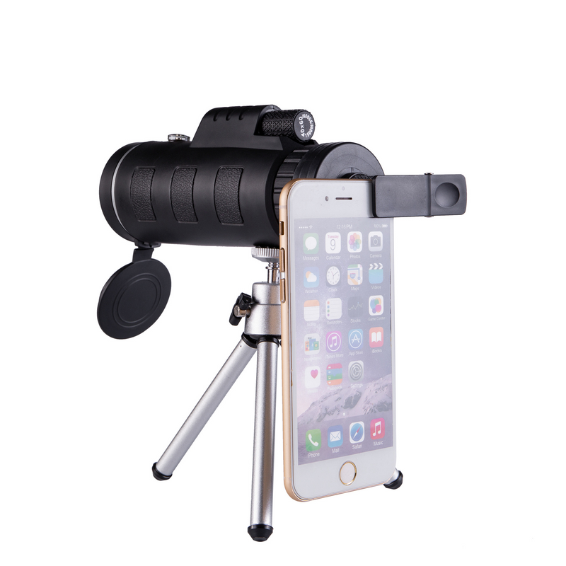 Telescopic Zoom Monocular With Tripod and Phone Stand