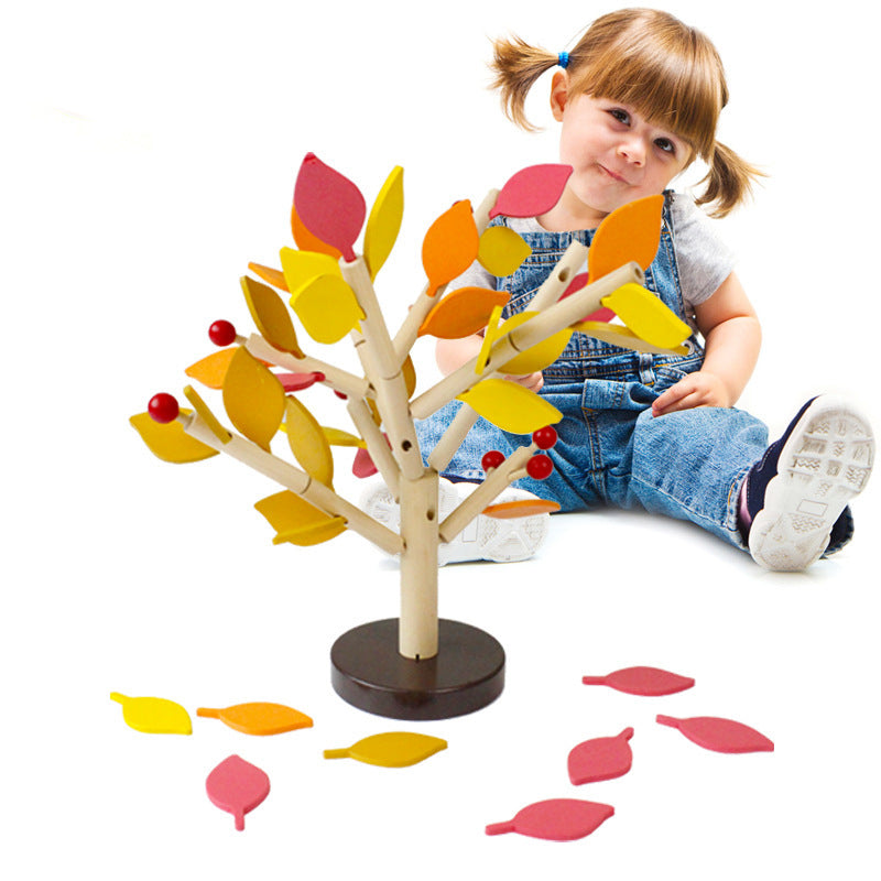 Building Block Leaf Tree Children's