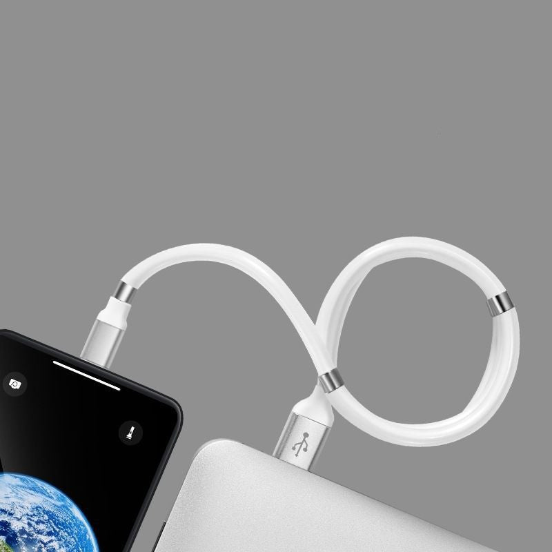 Self Winding 3 in 1 Magnetic Charging Cable