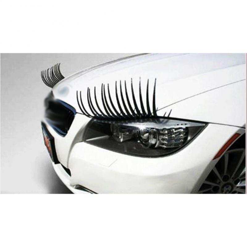 Car Headlight Eyelash Sticker