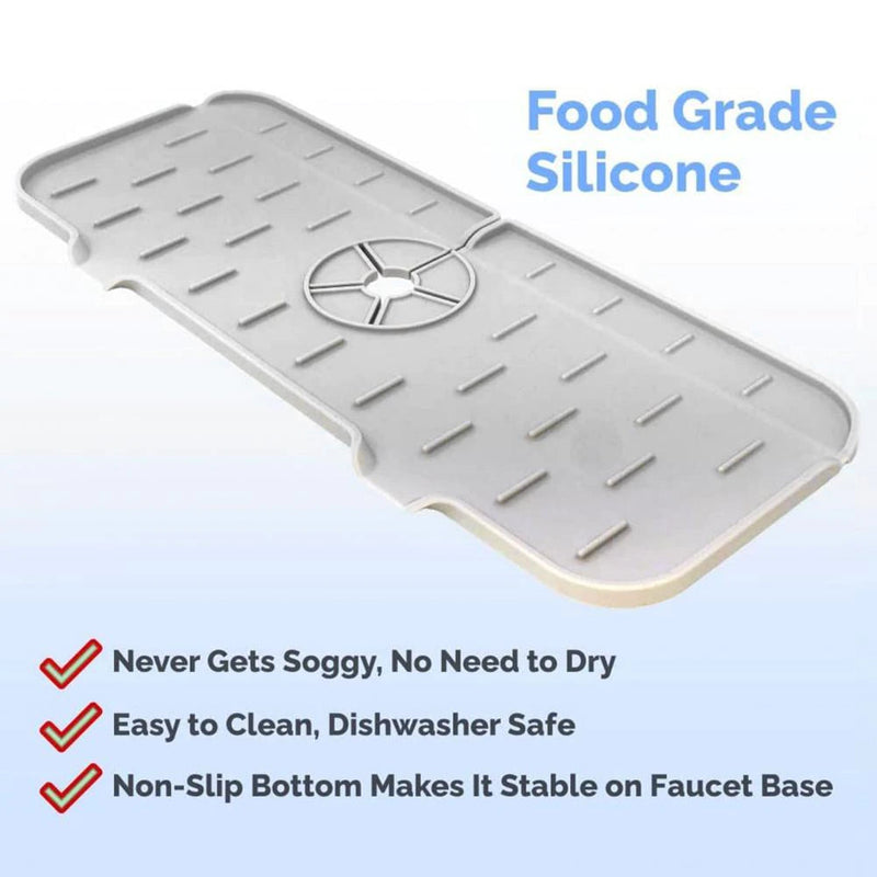 Splashproof Silicone Drain Pad