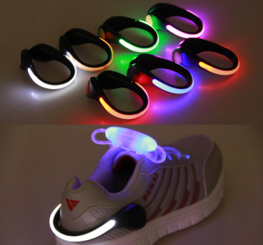 Colorful LED Shoe Clip for Night Running