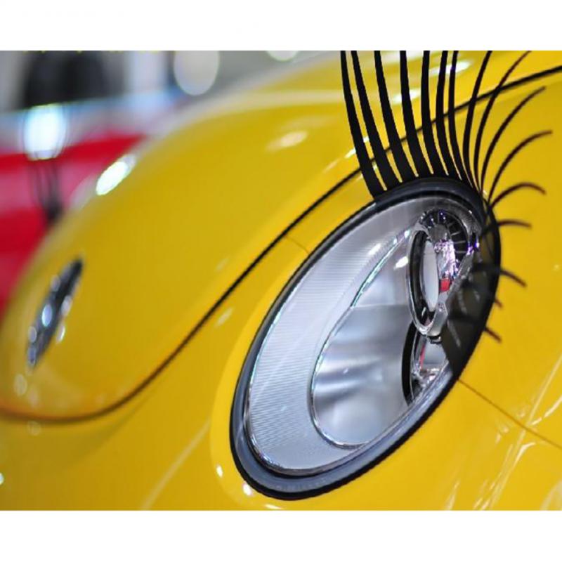 Car Headlight Eyelash Sticker