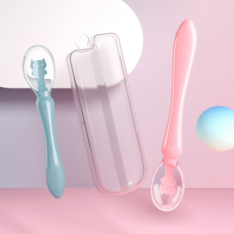 Soft Silicone Feeding Spoon