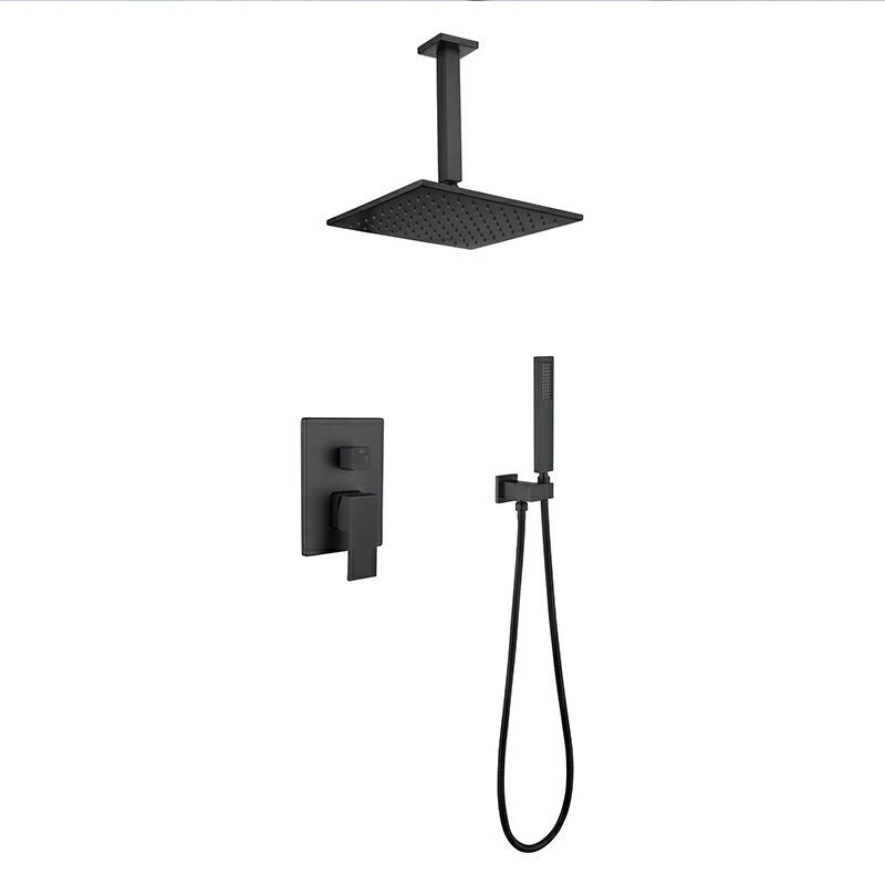 Digital Display Wall Mount Rainfall Shower Kit