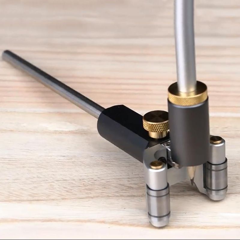 Woodworking Straight Linear Arc Marking Tool