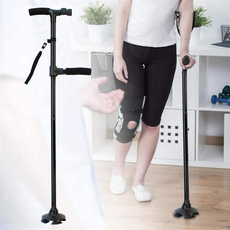 Telescopic Foldable Walking Stick with LED