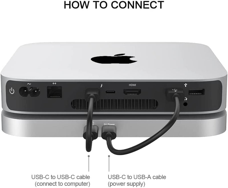 USB-C Hub With Dual Hard Drive