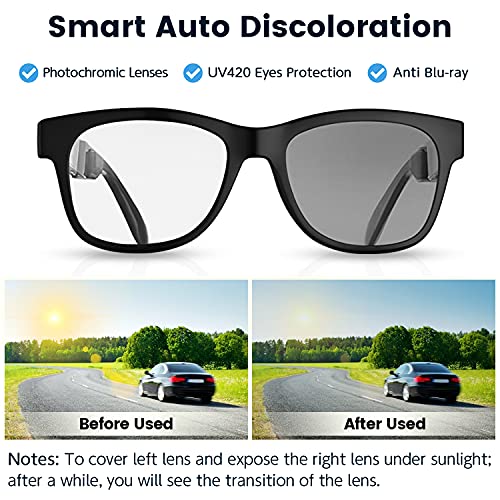 Bluetooth Anti-Blue Light Stereo Voice Control Sunglasses