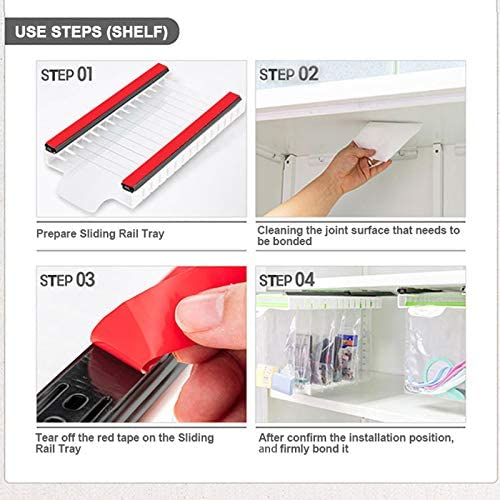 Refrigerator Retractable Storage Rack