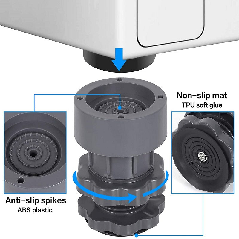 Anti Vibration Adjustable Home Appliance Legs