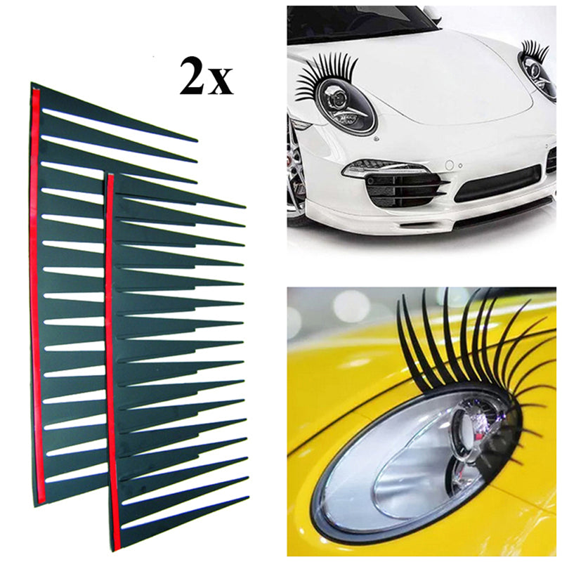 Car Headlight Eyelash Sticker