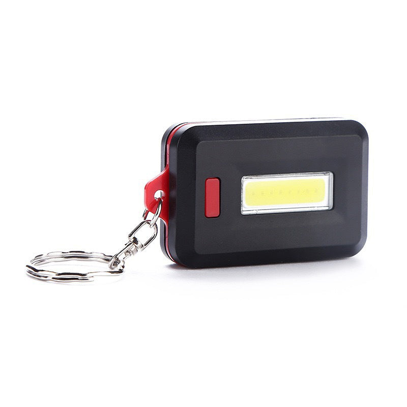 Portable COB LED Flashlight Keychain