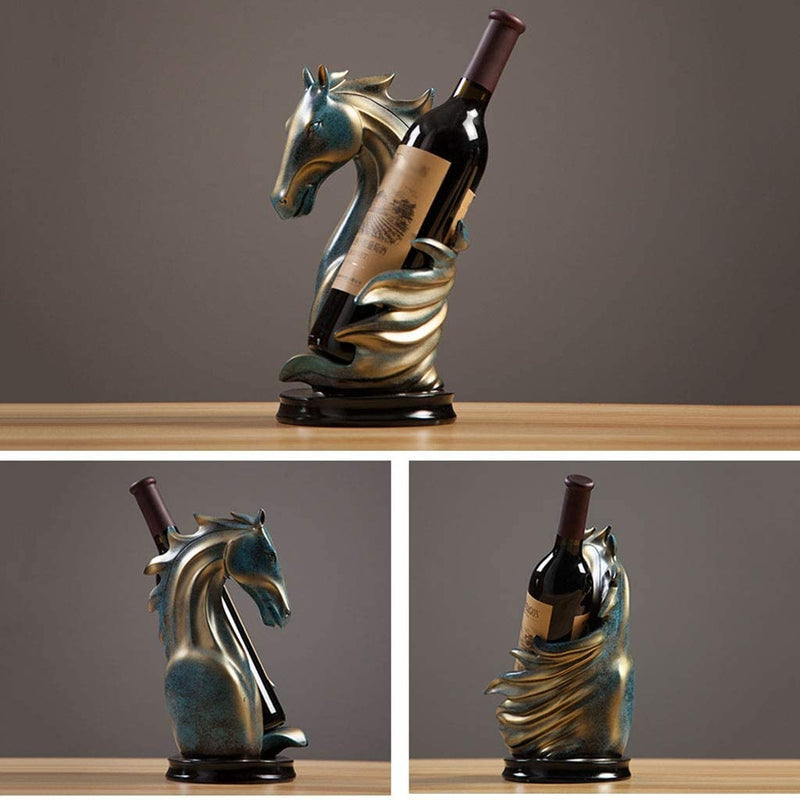 Decoration Horse Head Wine Rack