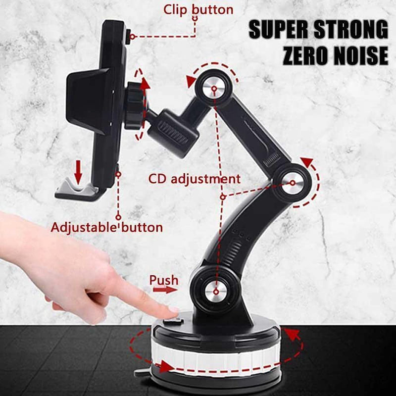 Car Suction Cup Adjustable Mobile Holder