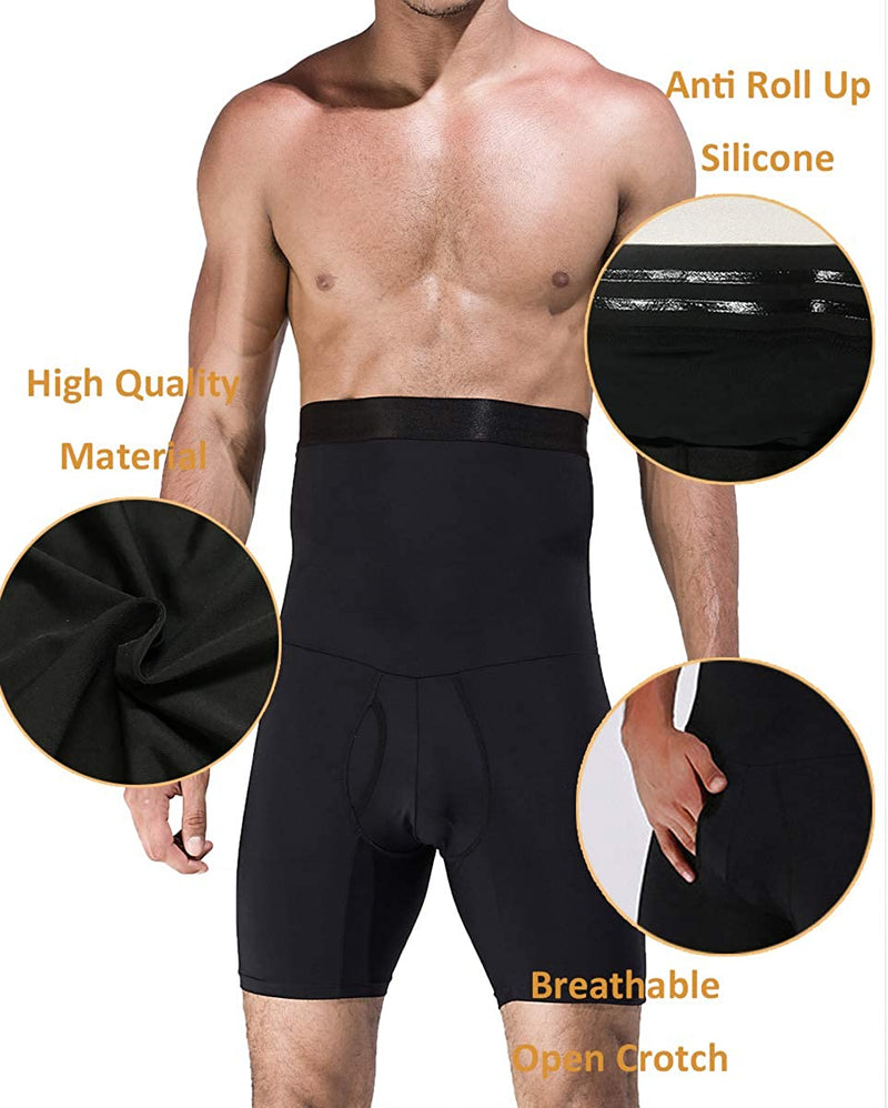 Men's  High Waist Slim Underpants