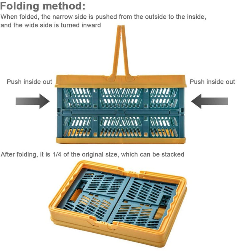 Portable Folding Picnic Basket