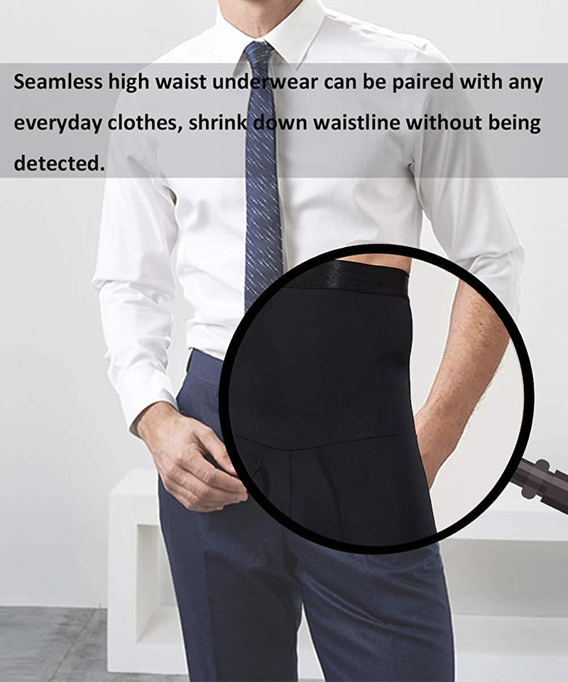 Men's  High Waist Slim Underpants