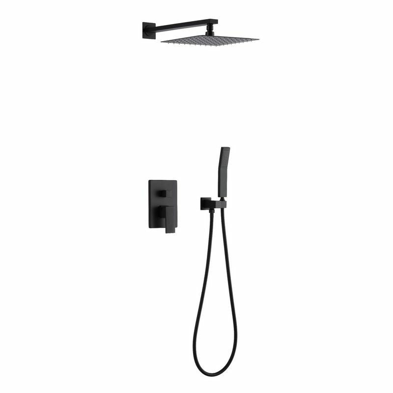 Digital Display Wall Mount Rainfall Shower Kit