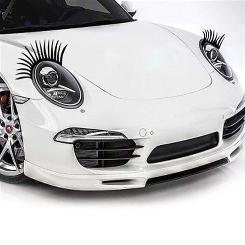 Car Headlight Eyelash Sticker