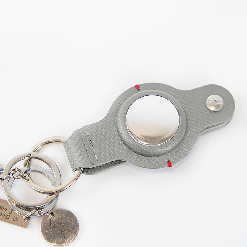 Elegant Airtag Secure Keyring Holder