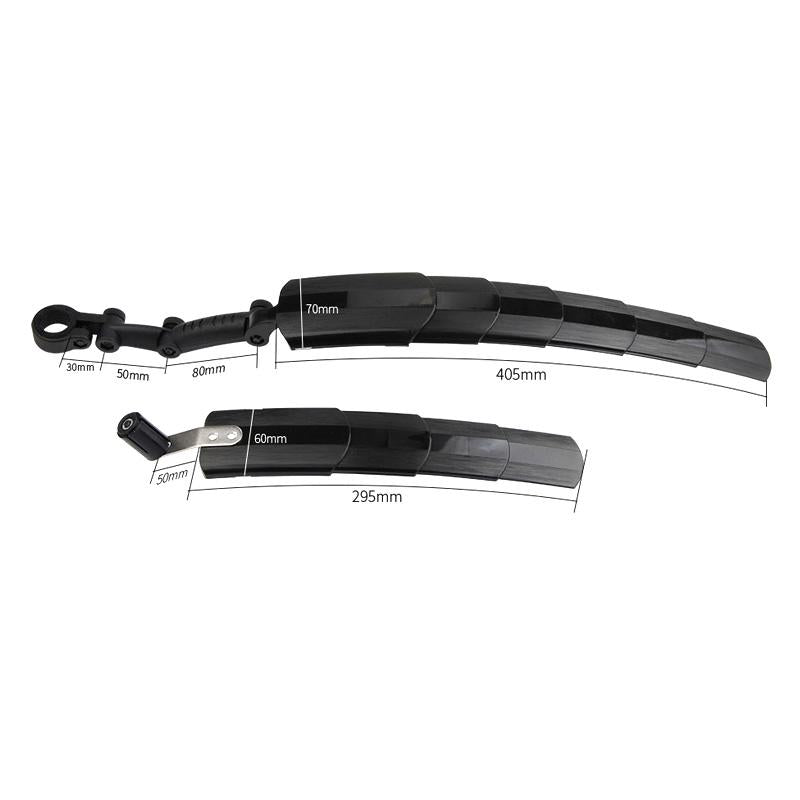 Telescopic Mountain Bike  Front & Rear Mudguard Set