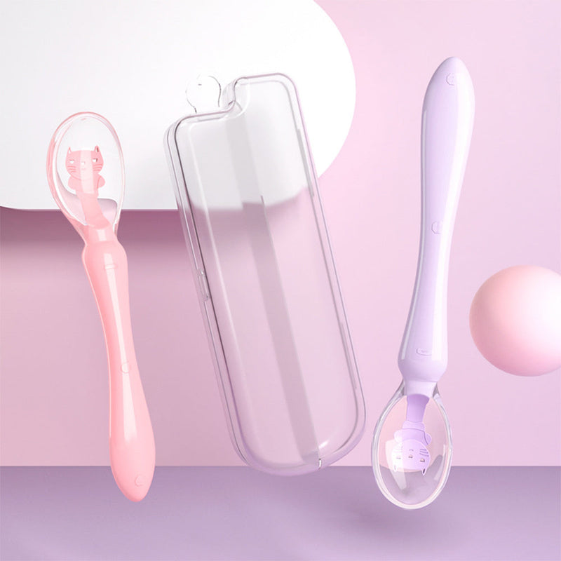 Soft Silicone Feeding Spoon