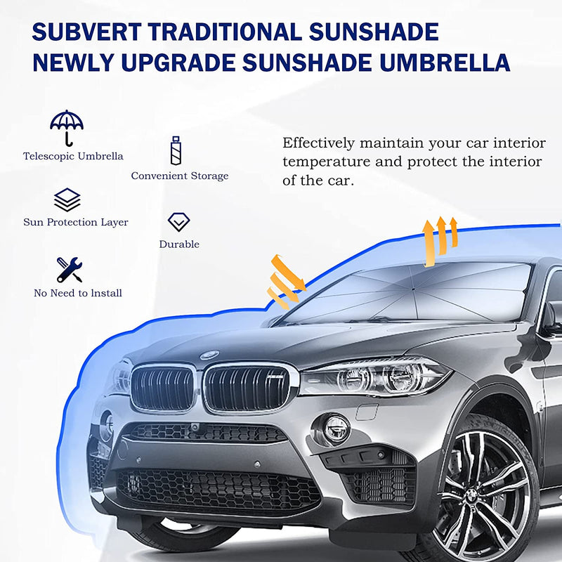 Car Front Window Sun Shade Umbrella