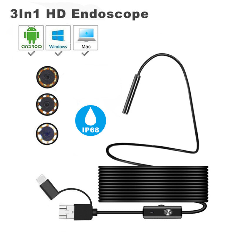 USB Endoscope Waterproof Inspection Camera