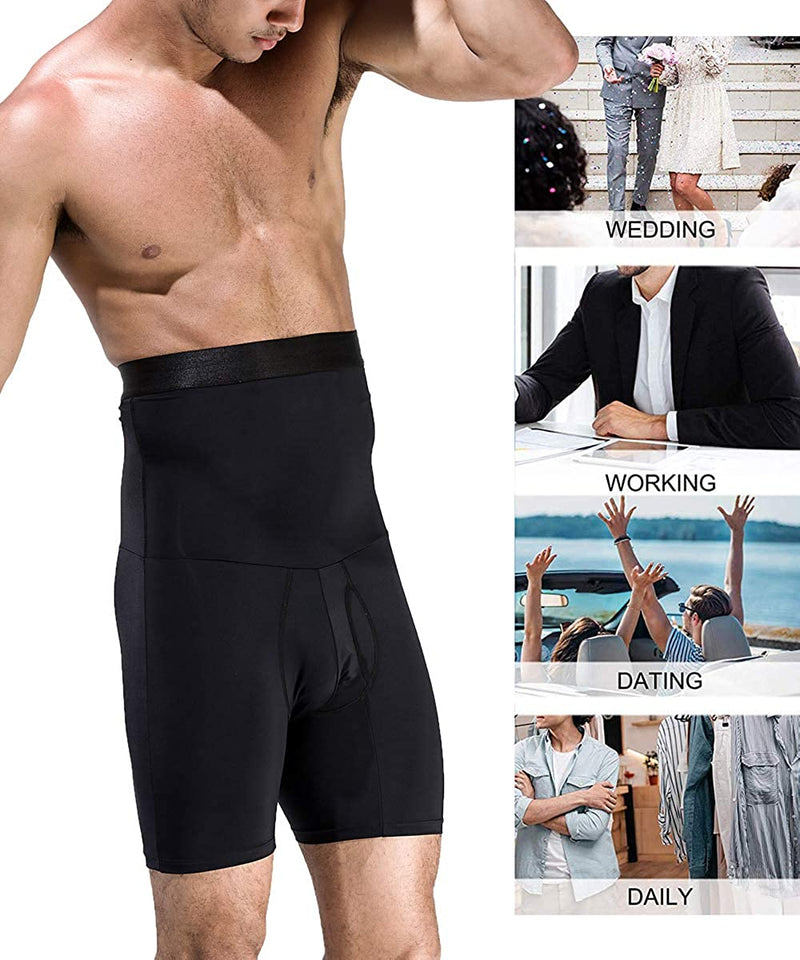 Men's  High Waist Slim Underpants