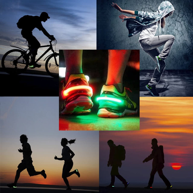 Colorful LED Shoe Clip for Night Running