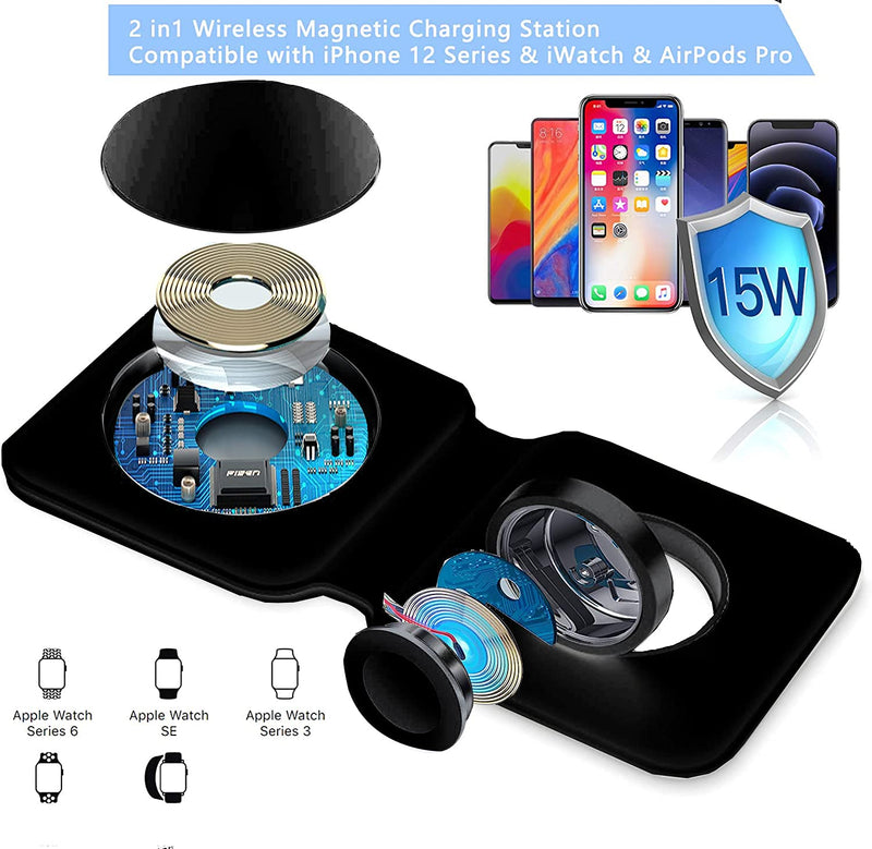 2 In 1 Magnetic Absorption Wireless Charger