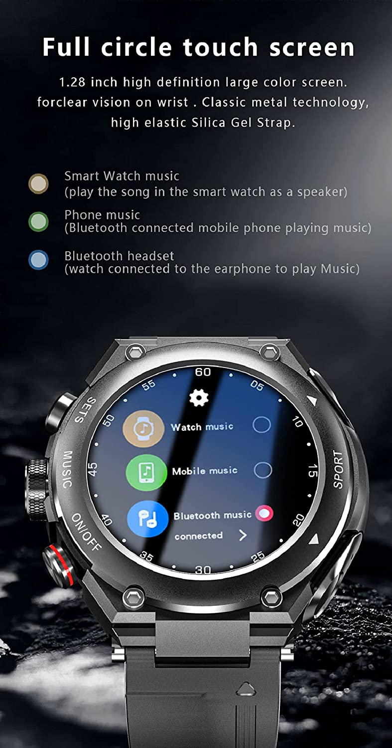 2 in 1 Smart Watch Bluetooth Headphones