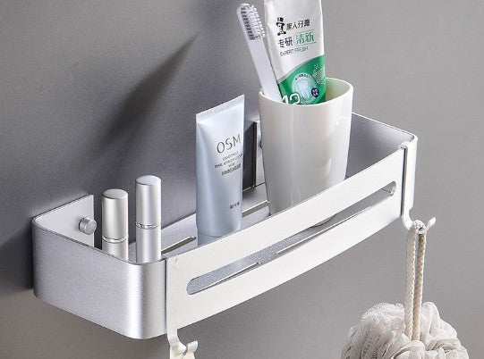 Punch Free Bathroom Shelf