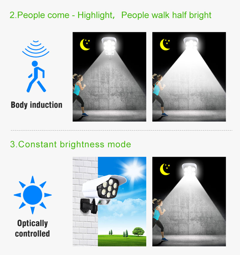 RC Solar Sensor Lamp