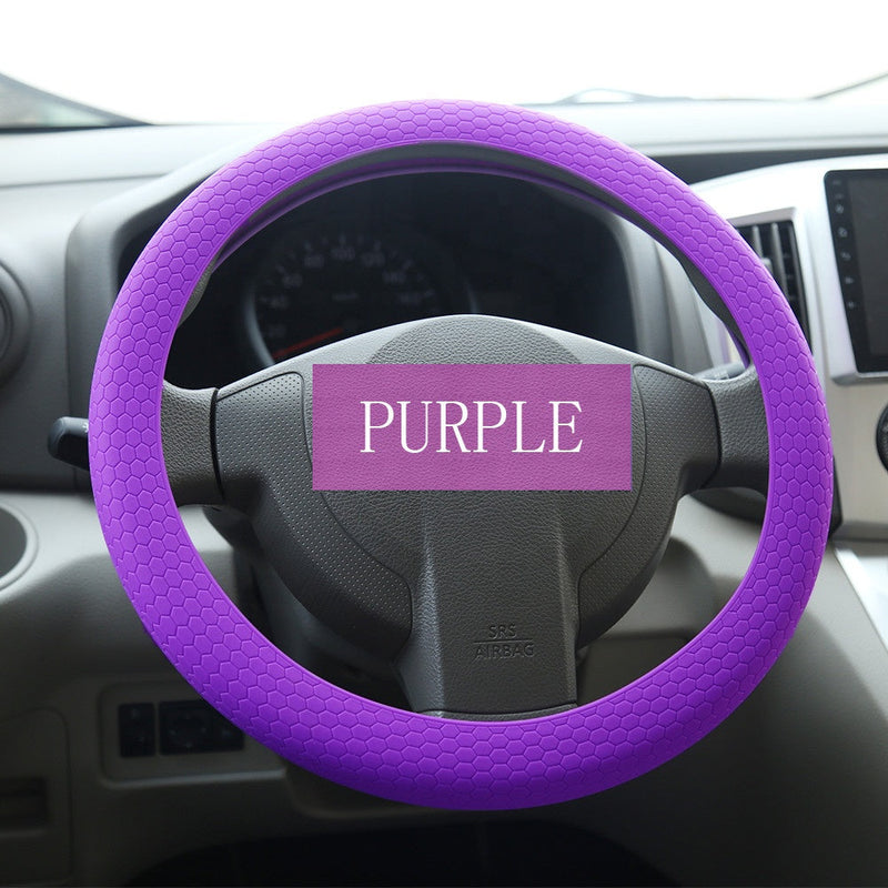 Honeycomb Silicone Steering Wheel Cover