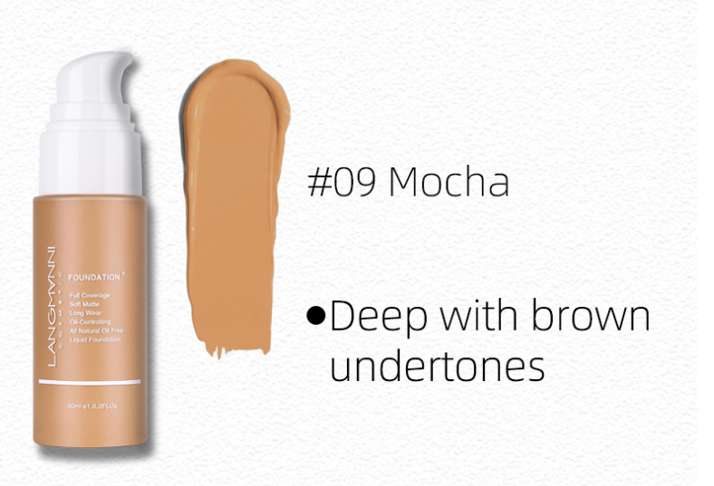 Matte Oil Control Concealer Liquid Foundation