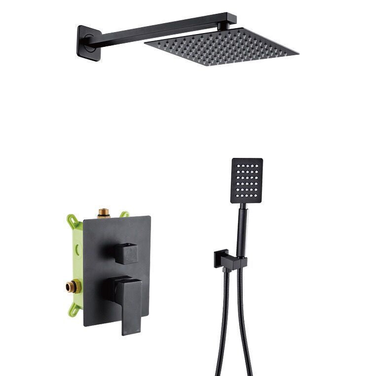 Digital Display Wall Mount Rainfall Shower Kit