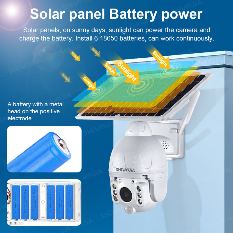 Solar Wireless Wifi  Camera