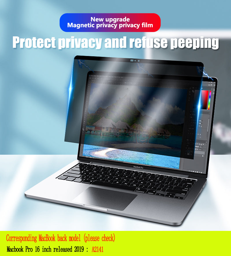 Magnetic Privacy Film For Notebooks