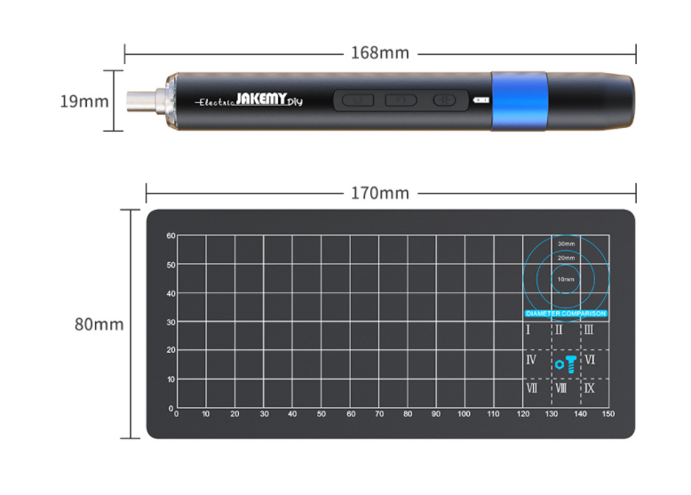 Rechargeable Pen Type Electric Screwdriver Set