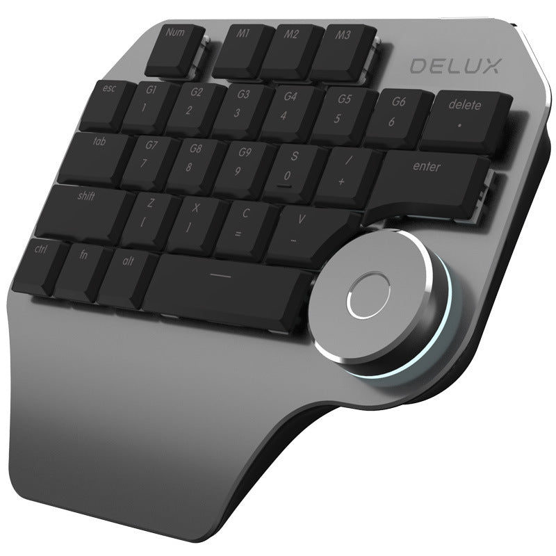 Designer One-Handed Flat Keyboard