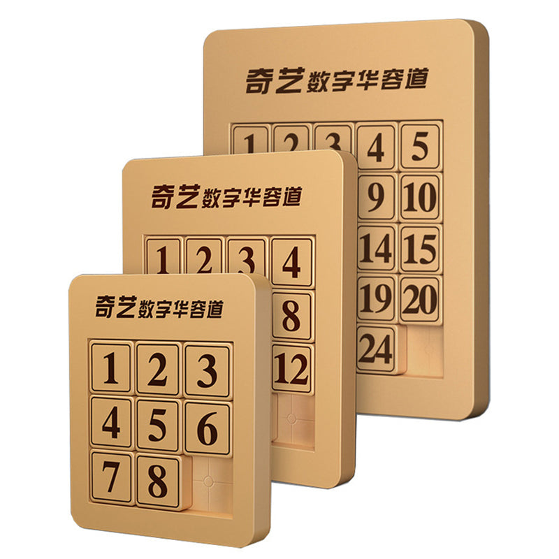 Magnetic Number Sliding Puzzle