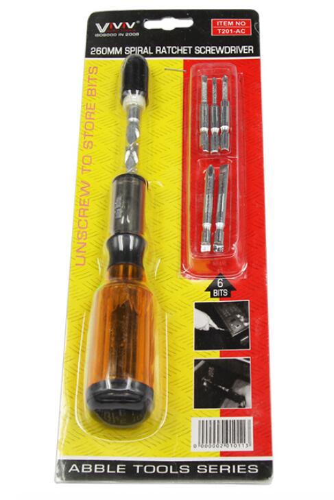 Push Pull Ratchet Screwdriver Set