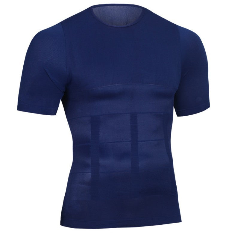 SecondSkin Men's Shaper Cooling T-Shirt Compression Vest Slimming Shapewear  US