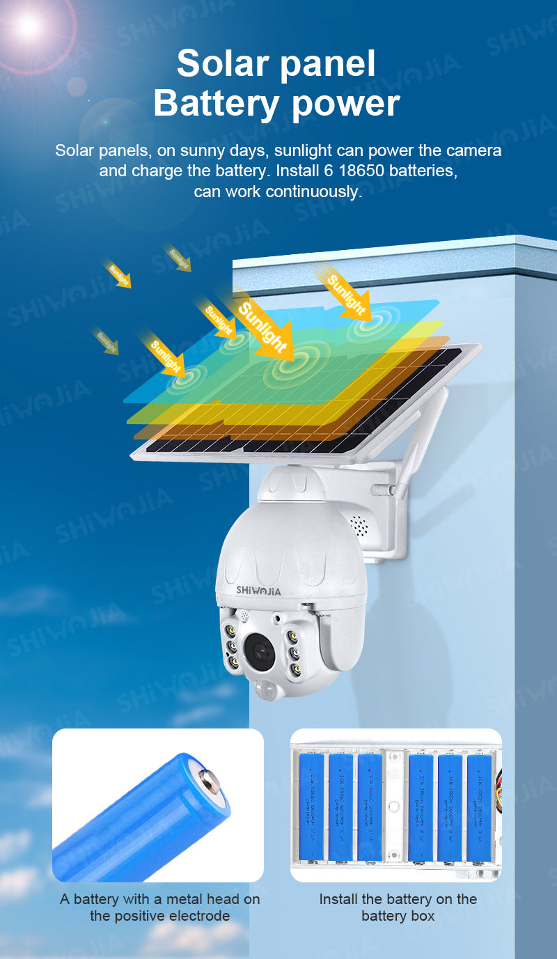 Solar Wireless Wifi  Camera